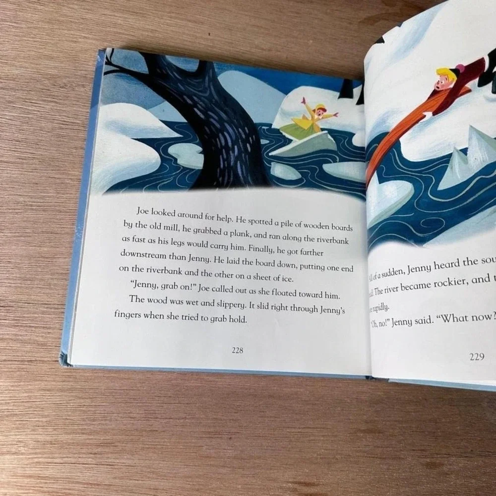 Walt Disney's Classic Storybook A Treasury of Tales Hardcover Vintage Art Style